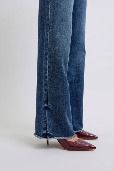 Mid Rise Wide Leg Jeans