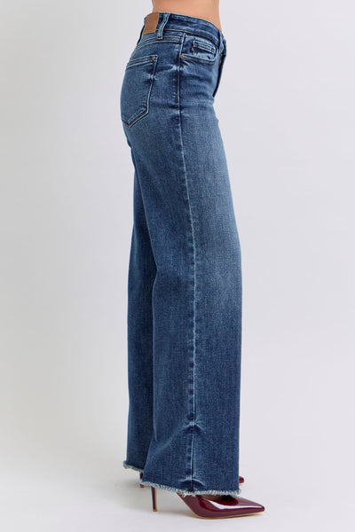 Mid Rise Wide Leg Jeans