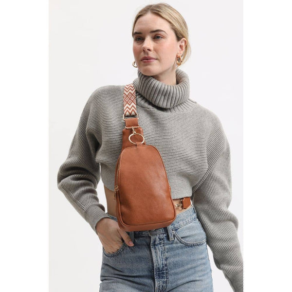 Regina Sling Backpack - Cognac