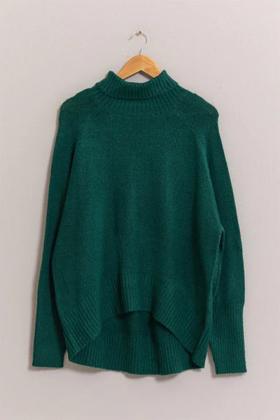 Turtleneck Sweater - Dk Green