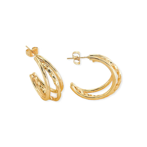 Kara Earrings - Waterproof/18k Gold