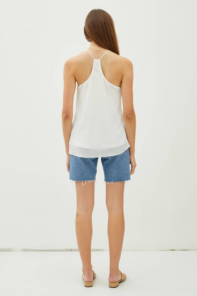 Racer Back Camisole - Off White