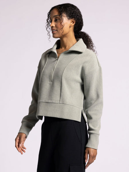 Kristine Pullover - Vetiver Heather