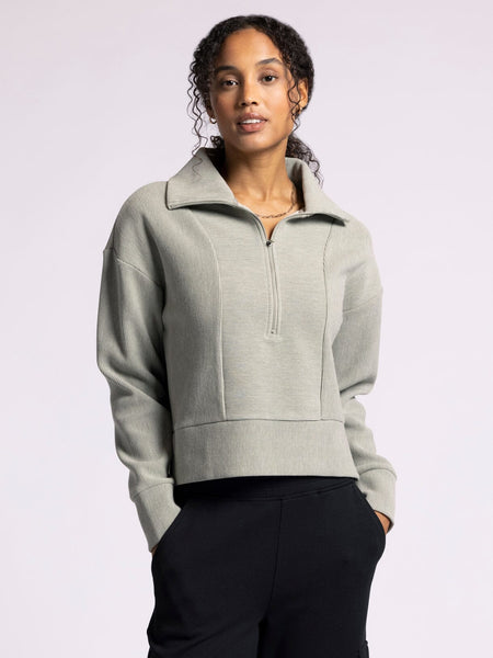 Kristine Pullover - Vetiver Heather