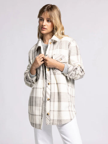 Tullis Jacket - Coconut Ash Plaid